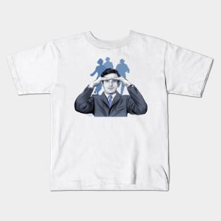 Francois Truffaut - An illustration by Paul Cemmick Kids T-Shirt